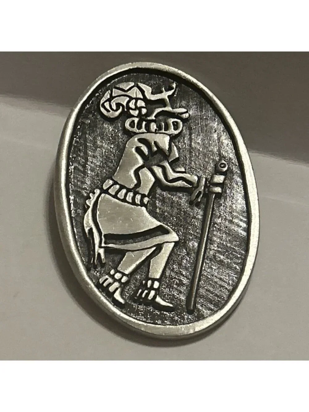 Vintage Native American Hopi Bolo Tie Hopi Medicine Doctor Dancer Southwest New